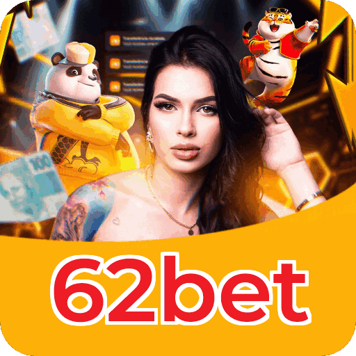 Números do app 62bet em material de marketing — ilustração, não auditoria